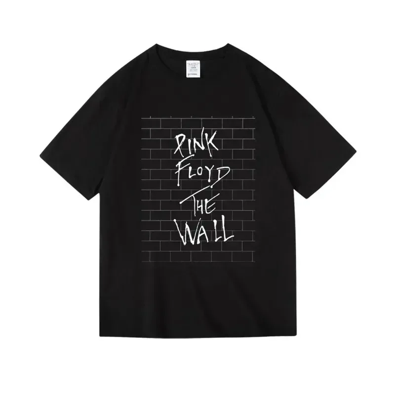 Pink Floyd The Dark Side of the Moon Albumcover Vintage T-Shirt, Unisex 100% Baumwolle Hip-Hop-Stil Damen T-Shirts – Detail 12