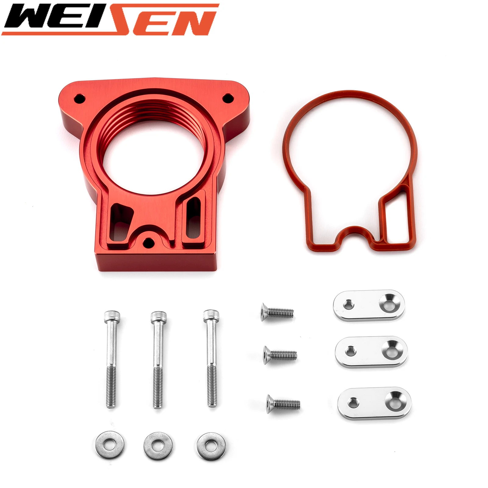 

Car Throttle Body Spacer Kit for 1999-06 GMC Sierra Silverado 1500 Classic 2WD/4WD 4.8L / 5.3L / 6.0L Vortec Engine Accessories