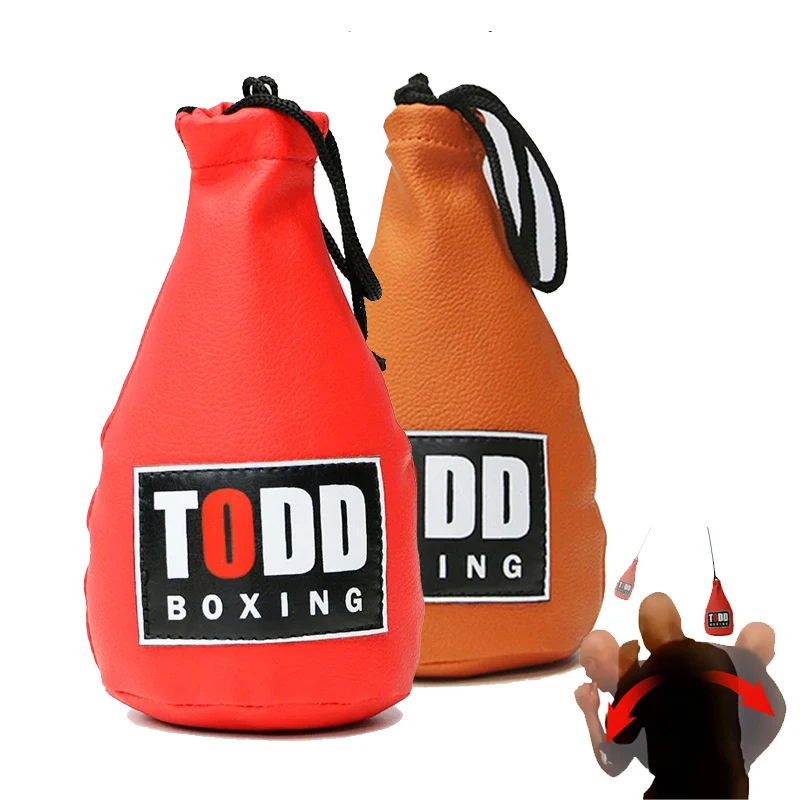 

Boxing Bag Red Strong Man Heavy Duty Gym Workout Fitness Power Sandbag Empty Training Punch PU Leather Sand Bags Thai-boxing