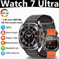 Z7 Ultra Smart Watch Men Women Watch 7 Ultra Amoled 415*415  BT Call Outdoor Sport Compass Watches ECG+PPG Waterproof SmartWatch