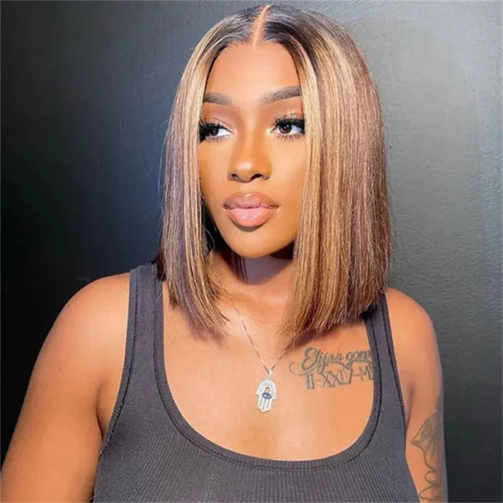 highlight-13x4-lace-front-bob-wig-human-hair-p4-27-honey-blonde-straight-bob-wig-human-hair-pre-plucked-with-baby-hair