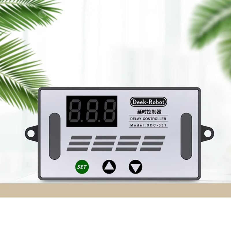 Deek-robô DDC-331 dc 12v gatilho ciclo tempo temporizador relé de atraso led display digital interruptor de controle de temporização ajustável relés