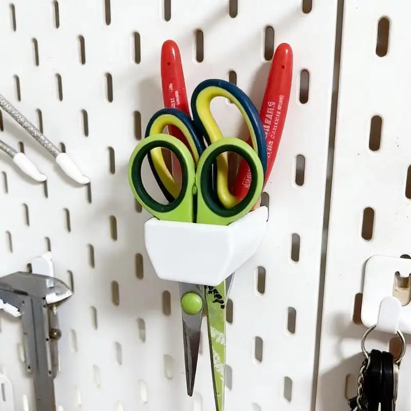 1Pcs Garage Hanging 3-Grid Simple Pegboard Storage Accessories Can Be Hung On Wall-Mounted Storage To Save Space