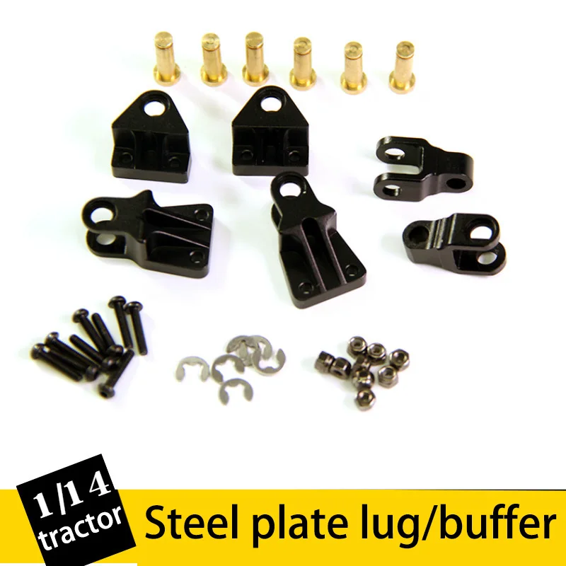 

Front Suspension Modified Steel Plate Lug Set Buffer Parts for 1/14 Tamiya RC Truck Trailer Scania R470 R620 770s Actros Volvo