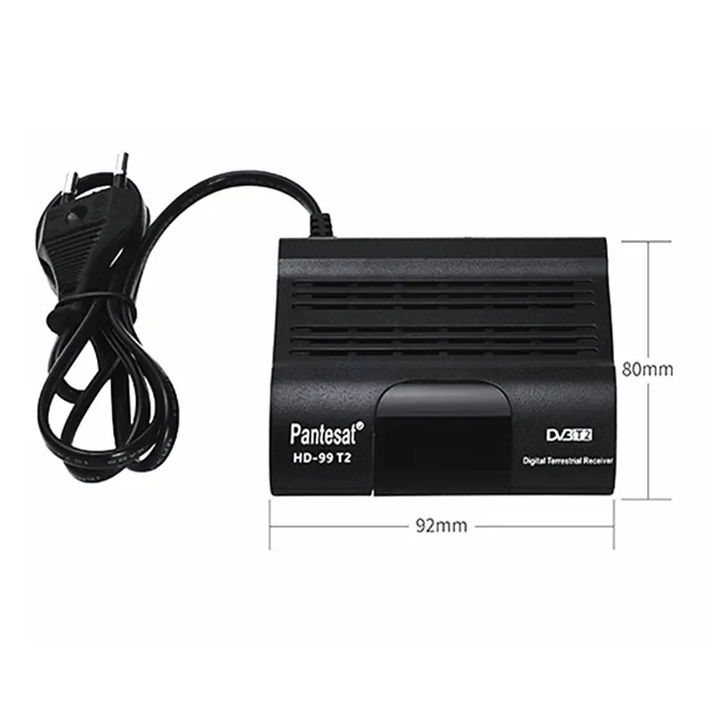 1080P FTA HEVC 265 DVB T2 Digital TV Tuner H.265 TV Reseptor Full HD DVBT2 Set-Top Box Penerima Wifi DVB - T