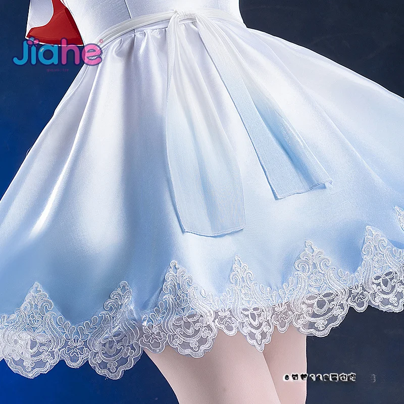 الأبيض سنو RWBY آيس كوين تأثيري روبي زي معطف حمالة حقيبة فستان تاج cummerbund مجموعة هالوين الحلو امرأة موحدة