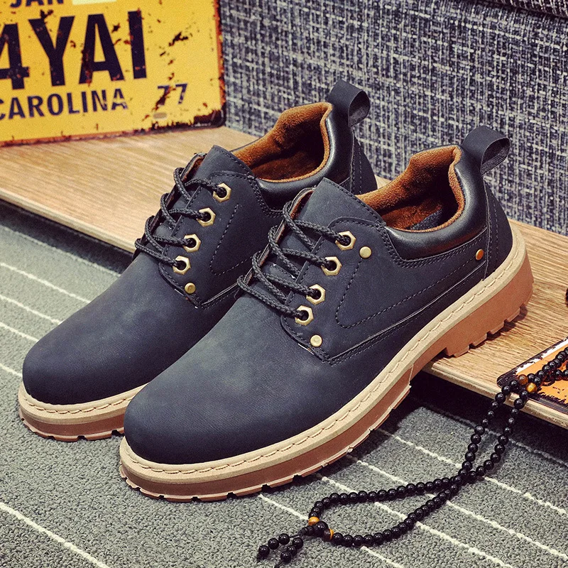 Brand Handmade Breathable Men\'s Oxford Shoes Top Quality Dress Shoes Men Flats Sneakers Fashion Men Leather Work Shoes