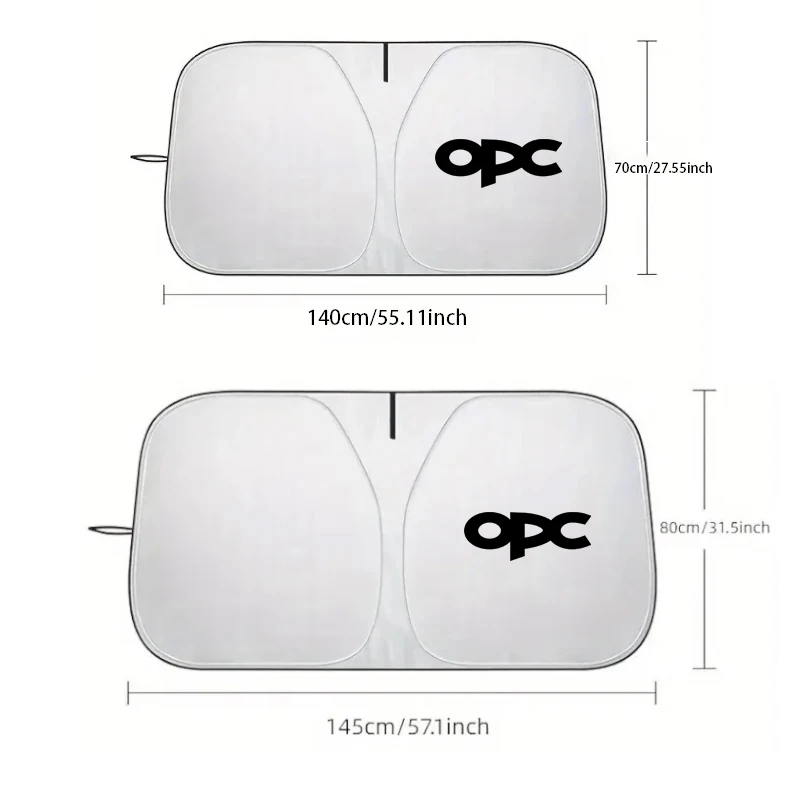 For Opel OPC Corsa D Astra Insignia Mokka Adam Combo Vauxhall Vectra H G J Antara C Zafira A Car Windshield SunShade Cover Tools - view 5
