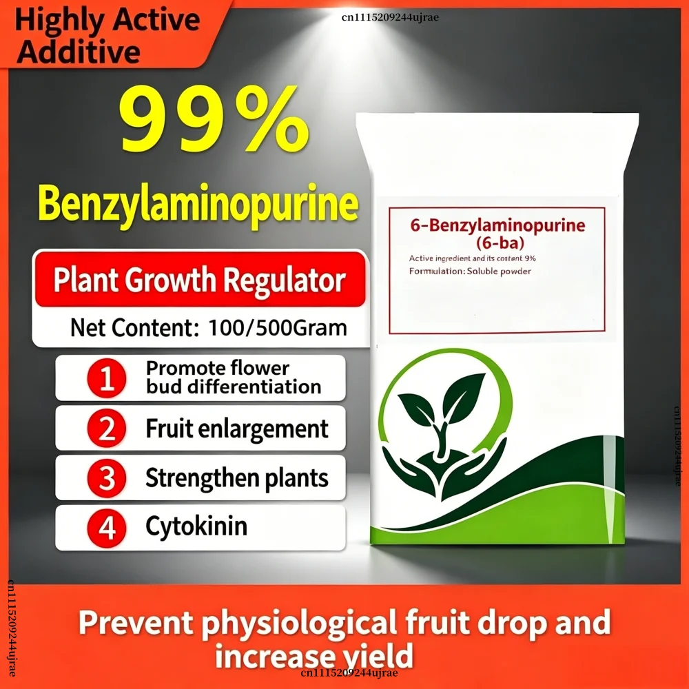 6-BA 6-Benzylaminopurine Cytokinin Powder Plant Growth Regulator Promote Germination & Cell Division
