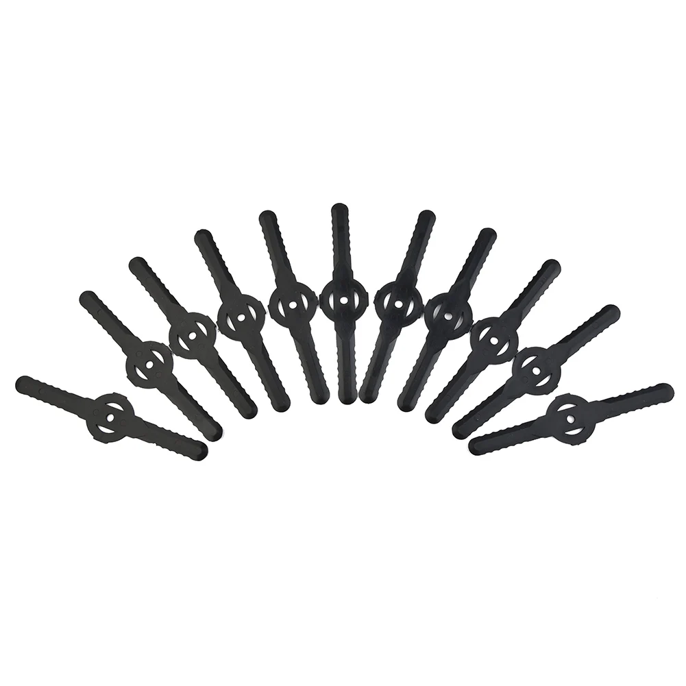 Strimmer Cutter Grass Trimmer Blades Garden Blades Pack Plastic 20PCS Accessories For Electric Cordless Strimmer Practical