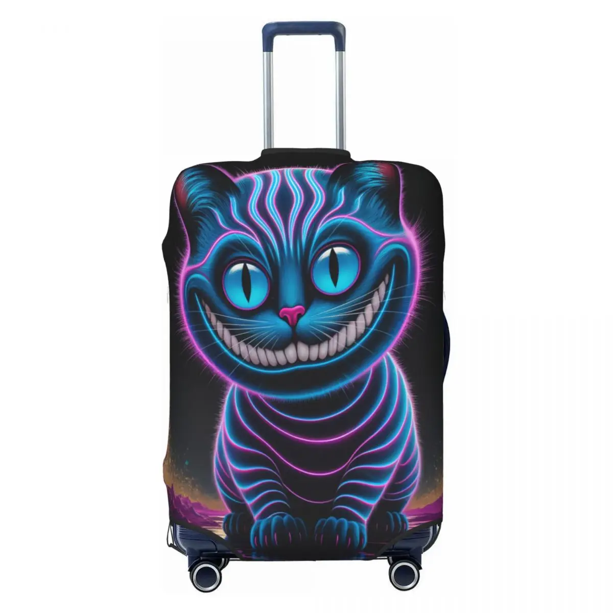 

Cheshire Cat Suitcase Cover Dust Proof Luggage Covers Protector for 18-32 inch