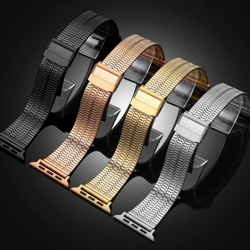

High Quality Stainless Steel Watch Strap for Apple Watch Ultra 2 Band S10 46mm 42mm 45mm 40mm 41mm 44mm Strap for iWatch Series