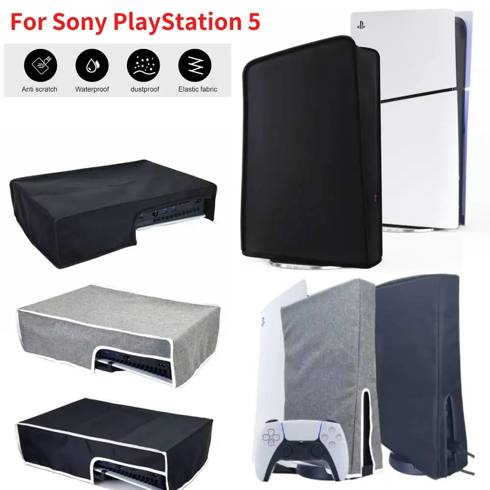 

Для игровой консоли PS5, пылезащитный чехол, водонепроницаемый пылезащитный внешний корпус, защитный чехол для PlayStation 5