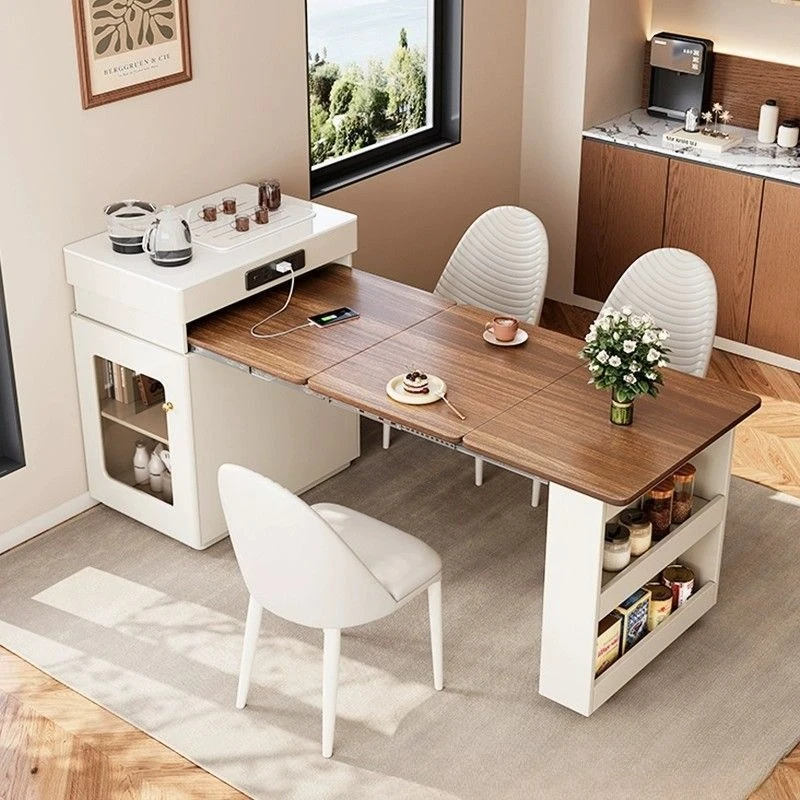 

Деревянные обеденные столы для проживания в семье, ретро кремовый стиль, кухонные роскошные обеденные столы, скандинавский дизайн, мебель для дома Mesa De Jantar Lsdt