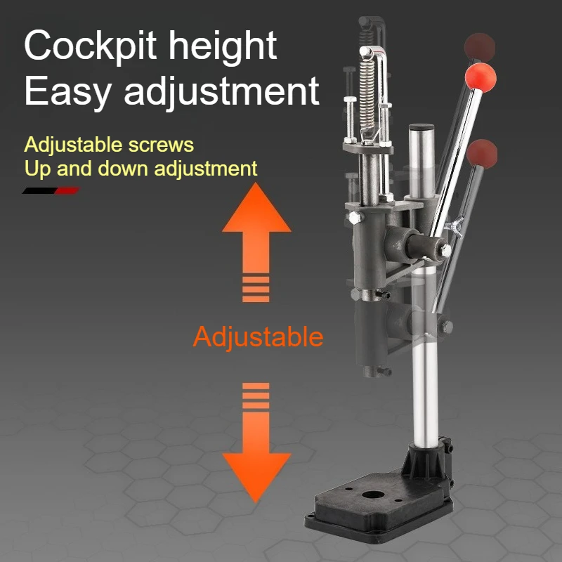 小型手動プレス機シャーリングマシンハンドビールマシン切断機ダイカットマシン穴あけスプリング