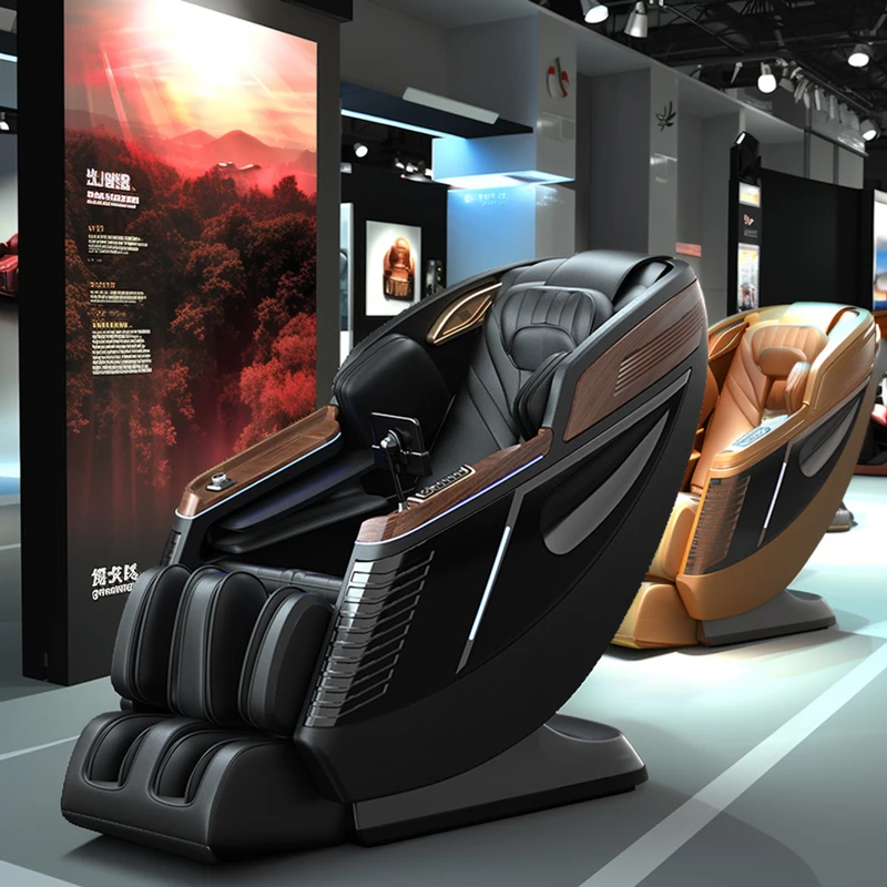 

Новый дизайн, заводское умное кресло-массажер, электрическое массажное кресло шиацу 3D с нулевой гравитацией всего тела, складное кресло-кресло из искусственной кожи