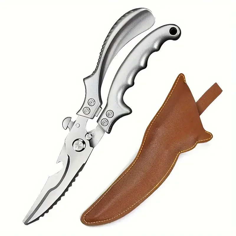 Kitchen Scissors Heavy Duty Meat Fruit Boning Fishing Hunting Camping Professional Stainless Steel Chicken Bone Kitchen Shears