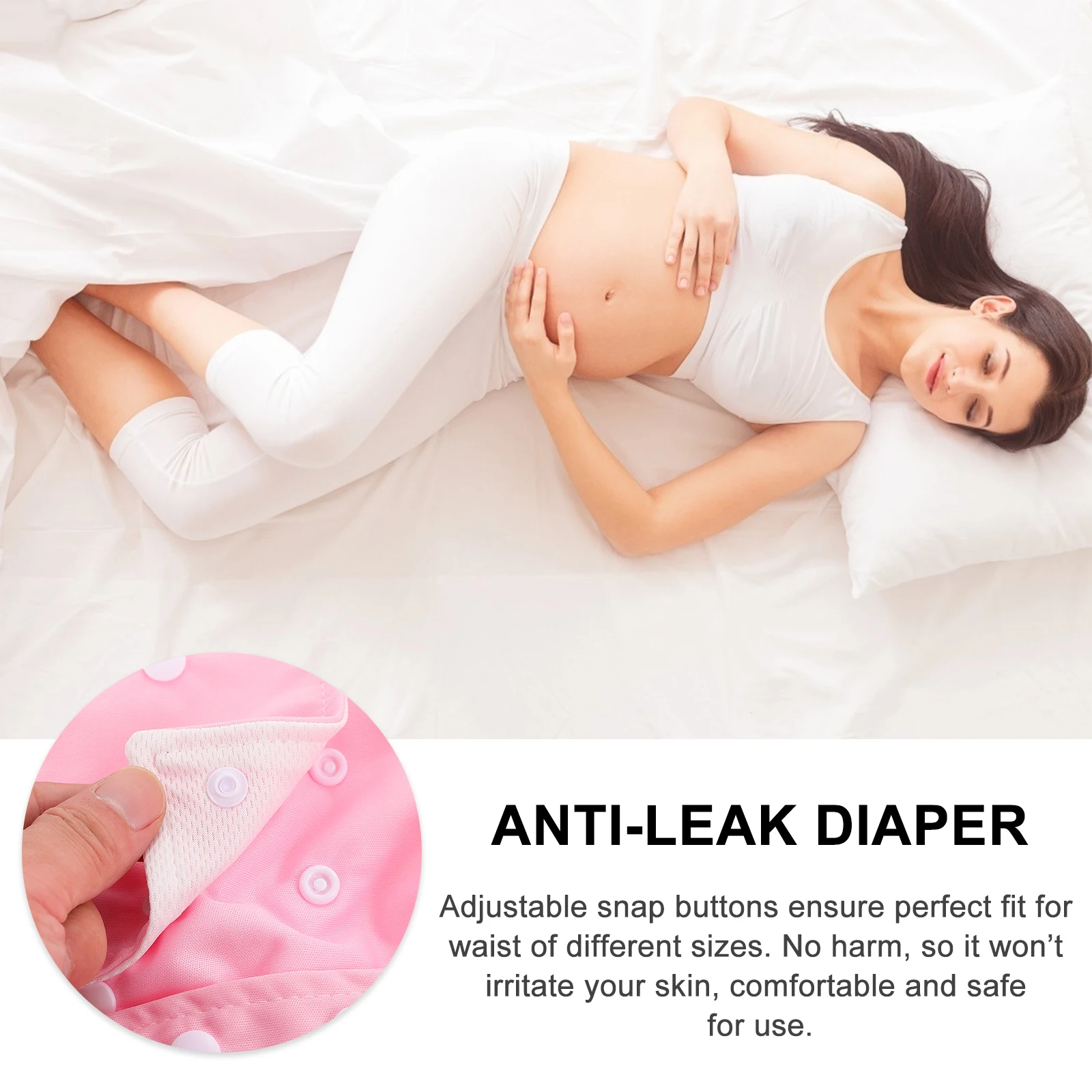 

Anti-side Leakage Diaper Pants Reusable Washable Adult Briefs Period Panties Multipurpose Nappy Sanitary Heath Care
