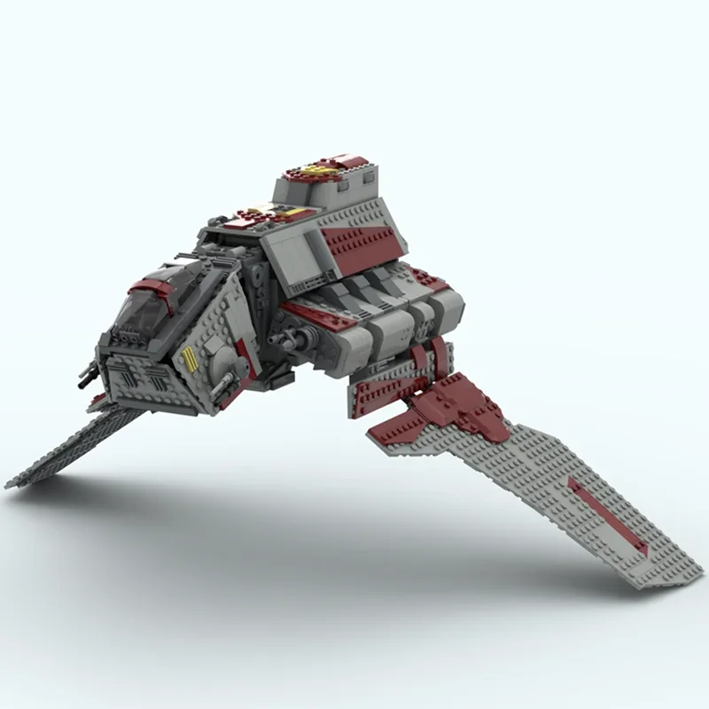 1062 elementy MOC Republikańska Łódź Kosmiczna Model Bitewny Klocki Konstrukcyjne Zabawki do Składania DIY Pomysł Edukacyjny Prezent na Boże Narodzenie Klocki Urodzinowe