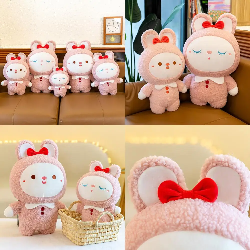 

Кавайная плюшевая игрушка, милый кролик Сакуры, мягкая кукла, мягкий приятный кролик, подарок на день рождения для маленьких детей, игрушка-подушка для детей, оптовая продажа