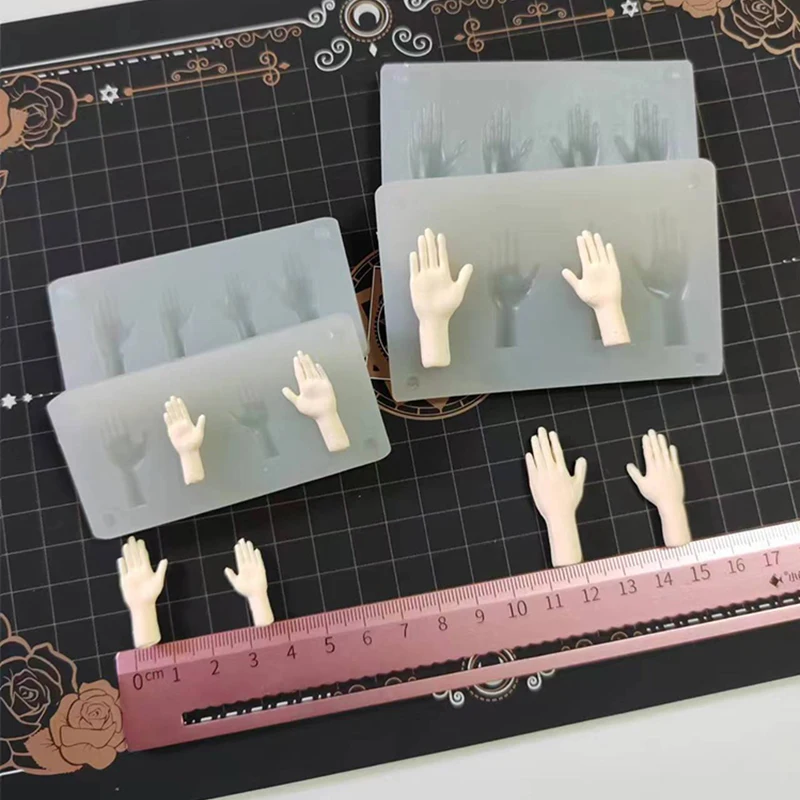 Doll Pottery Clay Hand Silicone Molds Big Palm Handicraft DIY Moulds Tools