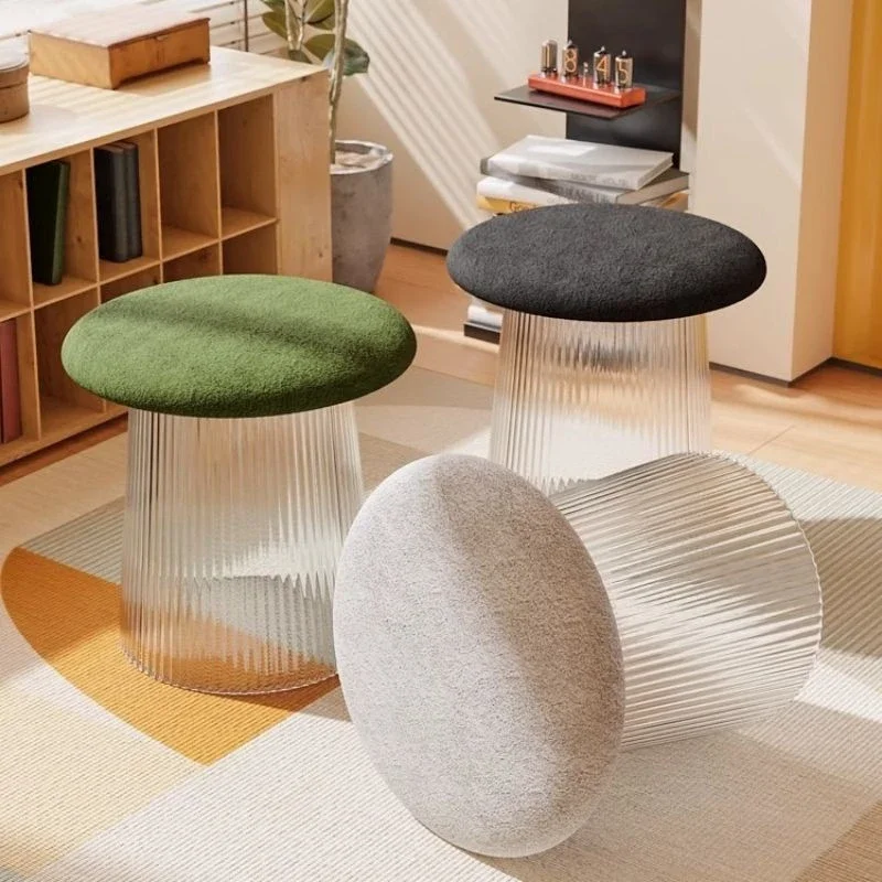 Office Modern Vanity Chair Portable Round Living Room Makeup Stool Hallway Small Taburetes Altos Cocina Garden Furniture Sets