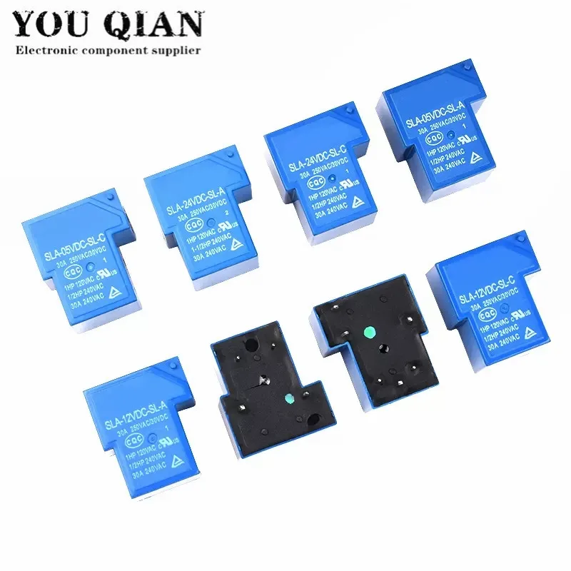 5PCS Power relays SLA-05VDC-SL-C SLA-12VDC-SL-C SLA-24VDC-SL-C 5V 12V 24V 30A 6PIN T90 new and original