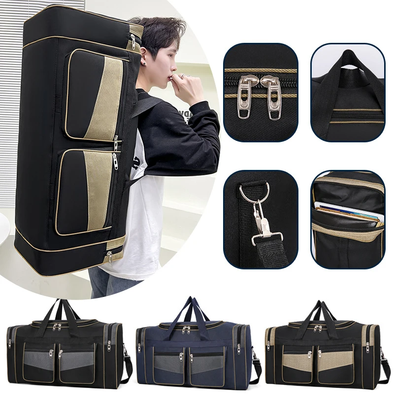 Travel Bag Large Capacity Outdoor Sports Fitness Handbag Business Training Shoulder Men Women Duffel Luggage Storage Bags Y68A