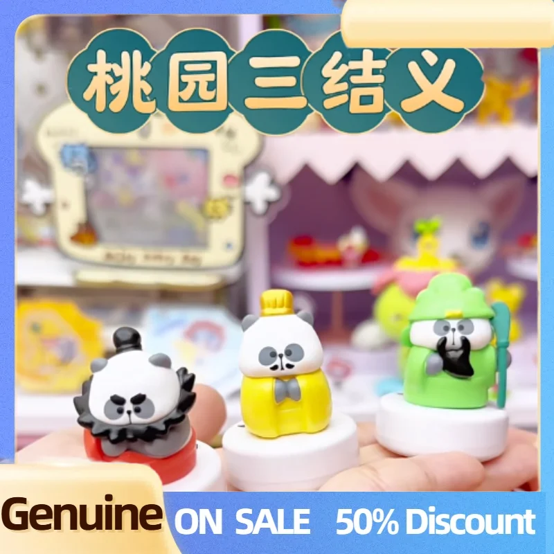 

Mr.Pa Little Pa'S Three Kingdoms Series Blind Bag Mini Anime Figure Collectible Model for Cartoon Room Decor Birthday Gift