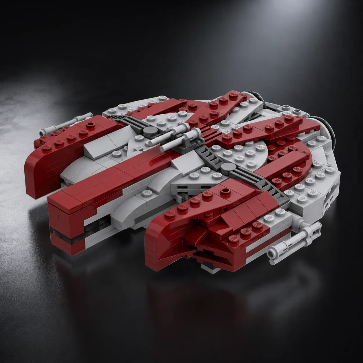 MOC Sci-Fi Galaxy Starfighter Building Blocks Space Interceptor Aircraft Model DIY Bricks Adult Collection Gift