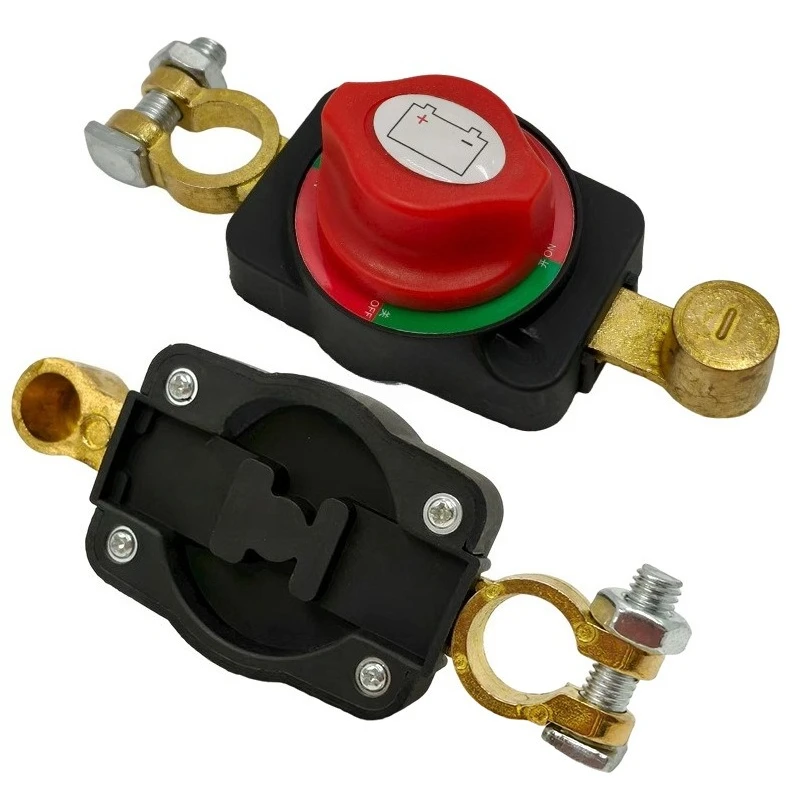 

1 PCS Top Post Battery Disconnect Switch 12V 48V Cut Off Kit for Car RV Boat Truck ATV Positive Terminal Installation