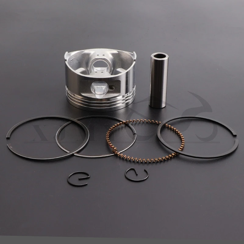 GY6-200 62.5mm piston and ring set for 4 stroke air cooled scooter moped ATV QUAD GY6 125 GY6 150 152QMI 1P52QMI 157QMJ 1P57QMJ