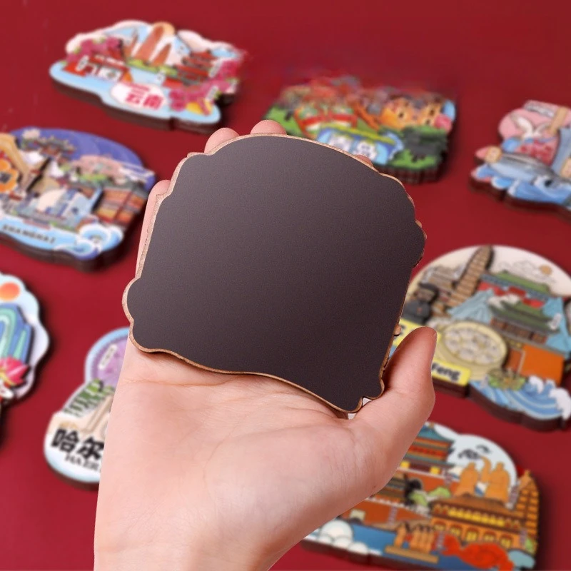 แม่เหล็กติดตู้เย็น วัฒนธรรมเมืองจีน และสติ๊กเกอร์ตกแต่งแม่เหล็กสร้างสรรค์