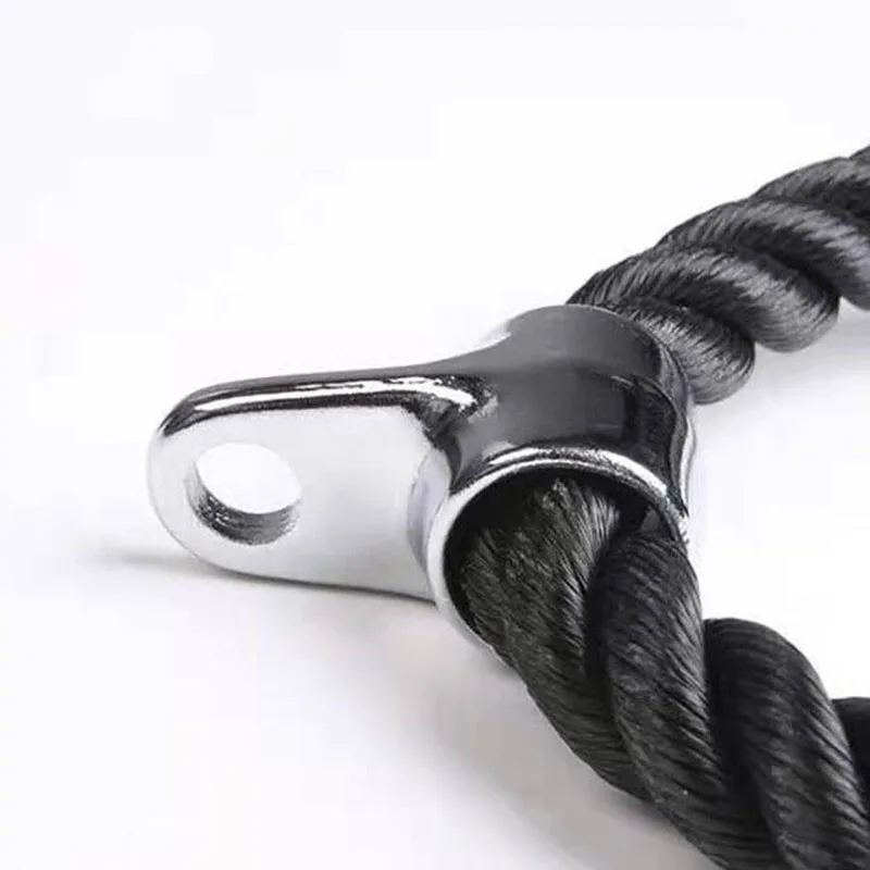 Triceps Rope Pull Down Cable Rope Tricep Cord Workout Exercise Back Fitness Strength Bodybuilding Training Gym Equipment Unisex