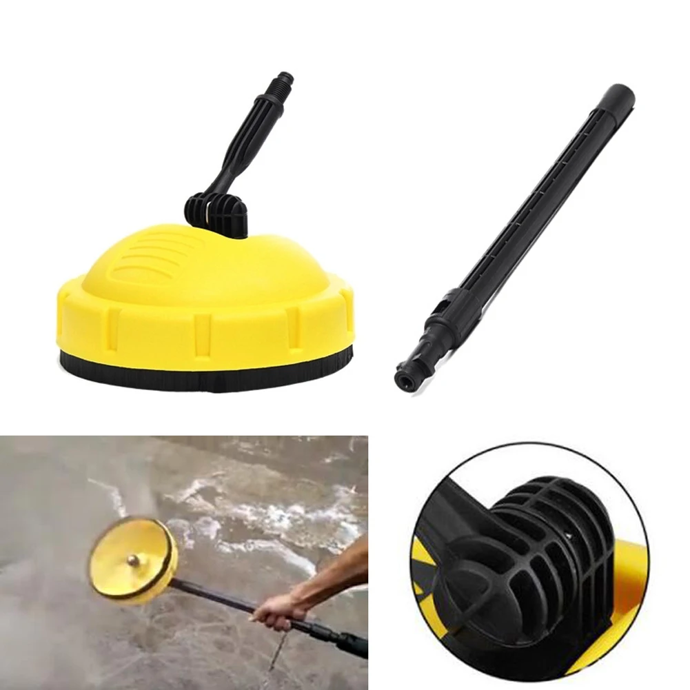 

Pressure Washer Surface Cleaner Attachment Rotary Car Washer Multi-Surface Yard Cleaning Tool Replacement for Karcher K1-K7