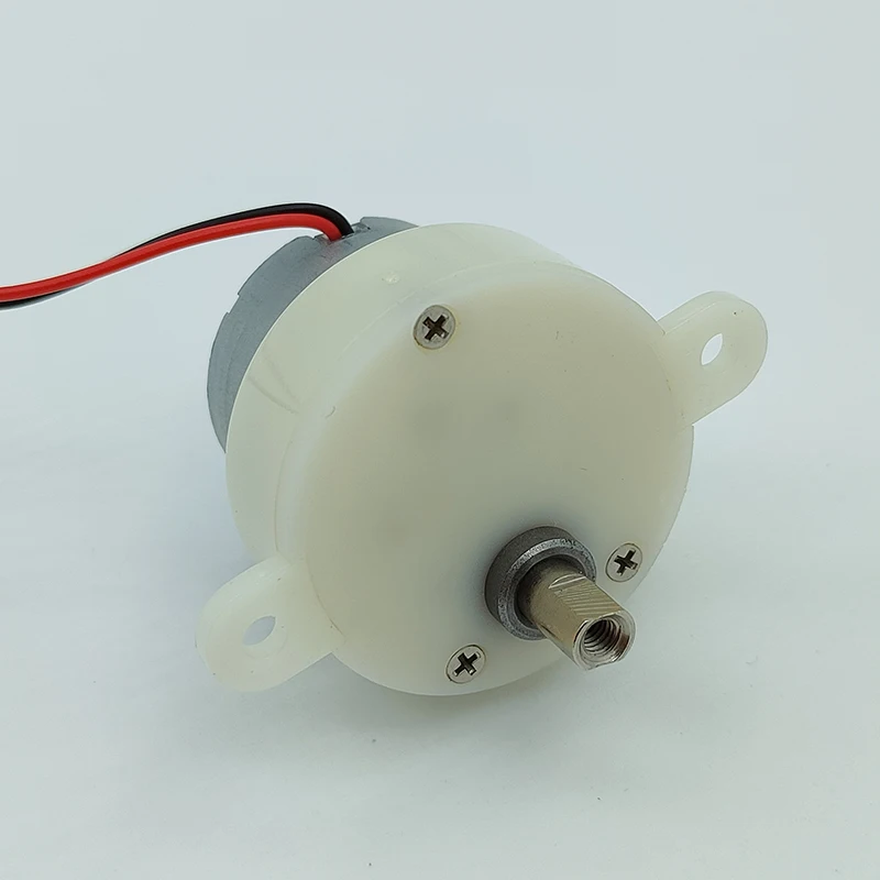 Micro 300 Engrenagem Motor DC 3V 5V 6V 29RPM Velocidade Lenta Mini 32mm Turbo Worm Gearbox Redução de Engrenagem Do Motor DIY Stage Lights Toy Modelo