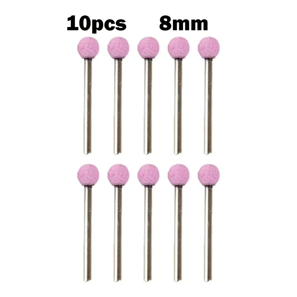 Ceramic Grinding Head For Handicrafts Pink Replacement Shank Diameter 3mm Ceramic Metal For Cutting Glass Fiber