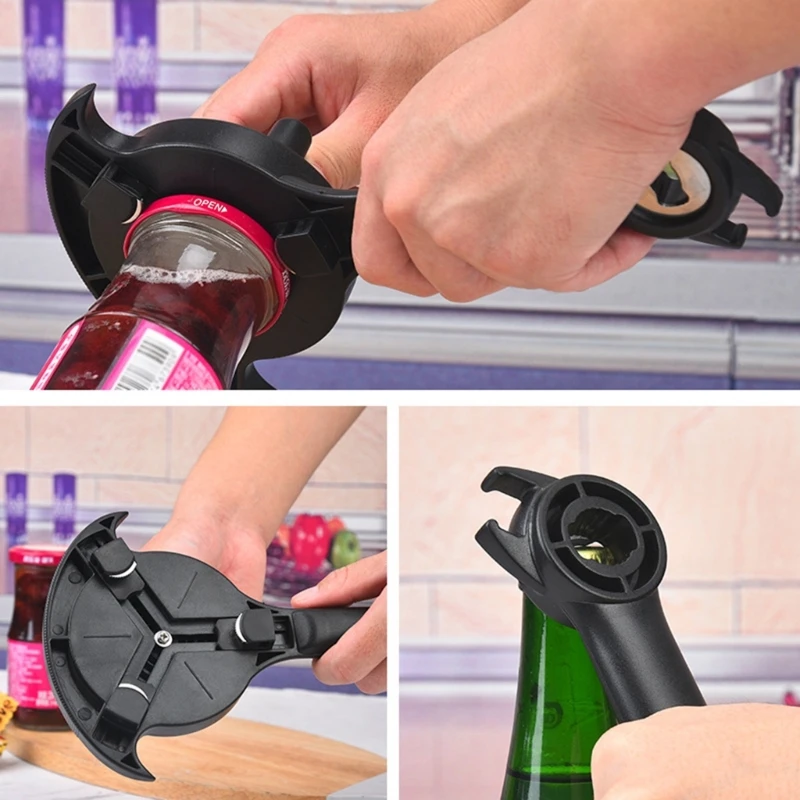 Adjustable Plastic Bottle Opener For Seniors With Safety Design To Open Lid