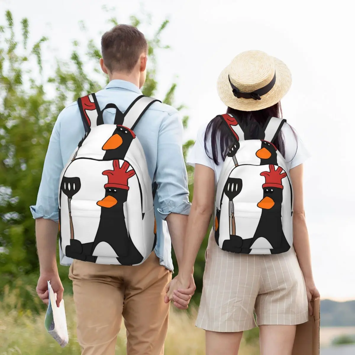 Feathers McGraw - Kitchen Spatula Backpack Hot Sale Daypack Large Capacity BookBag School Bag Shoulder Bags for Men Women
