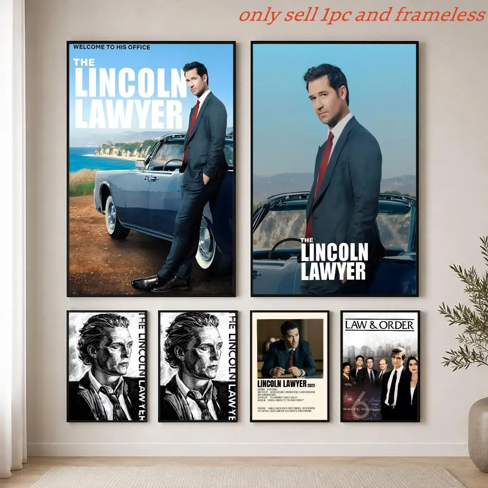 TV Show T-The Lincoln Lawyer Poster HD Hot Theme Singer/OST/Movie/Anime-Waterproof Self-Stick Home Decor