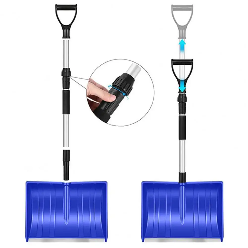 

Effective Useful Snowmobile Shovel with Aluminum Handle Sturdy Snow Remover Tool Detachable Outdoor Tool