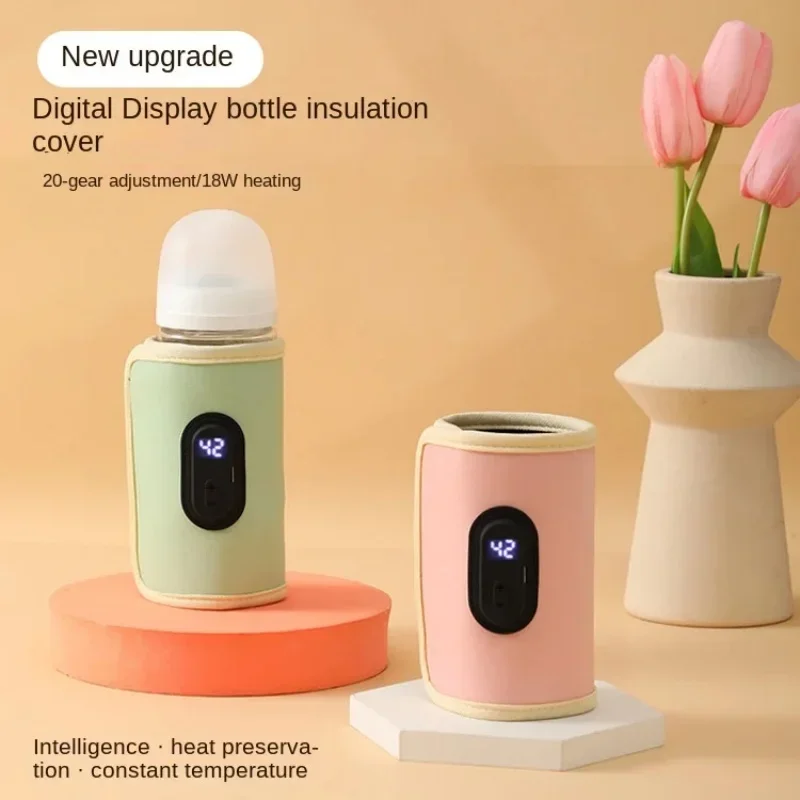 

Baby Milk Warmer Baby Nursing Bottle Heater, Portable USB Bottle Warmer for Car, Outdoor Travel Accessories Outdoor Portable