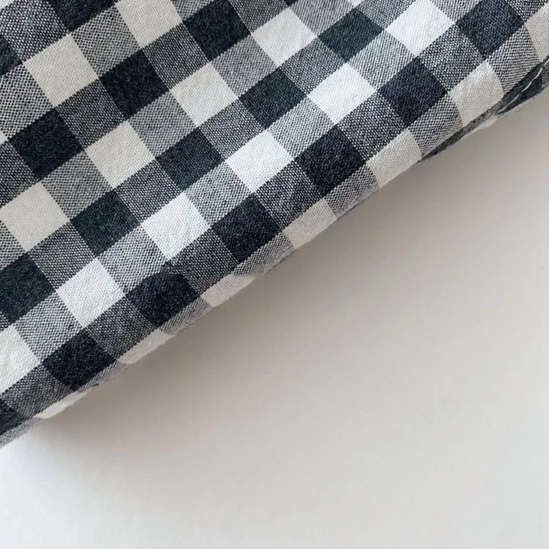 2025 Summer New Baby Cotton Shorts Infant Boy Girl Plaid Casual Shorts Fashion Loose Sports Shorts Toddler Versatile Clothes