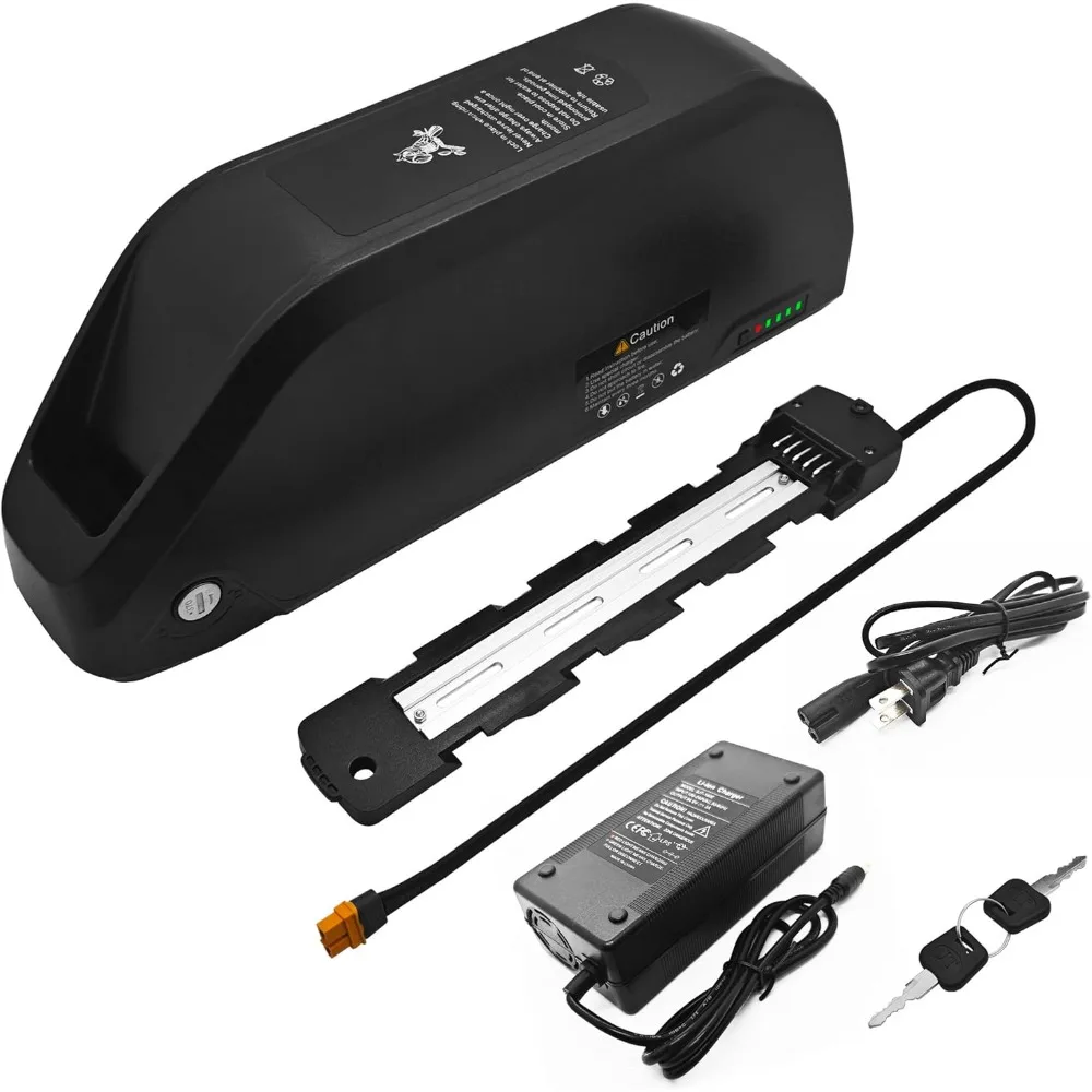 بطارية ليثيوم للدراجة الكهربائية 23AH، بطارية دراجة كهربائية قابلة للإزالة مع شاحن 3A، حزمة بطارية دراجة كهربائية 48 فولت مع مقاومة للماء