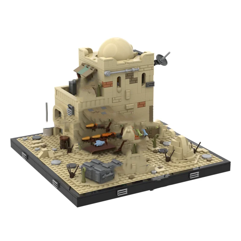 Moc قوالب بناء منزل أساسي في سلسلة الصحراء التكنولوجيا وحدات ستار فيلم كتل الهدايا اللعب لتقوم بها بنفسك مجموعات الجمعية #1