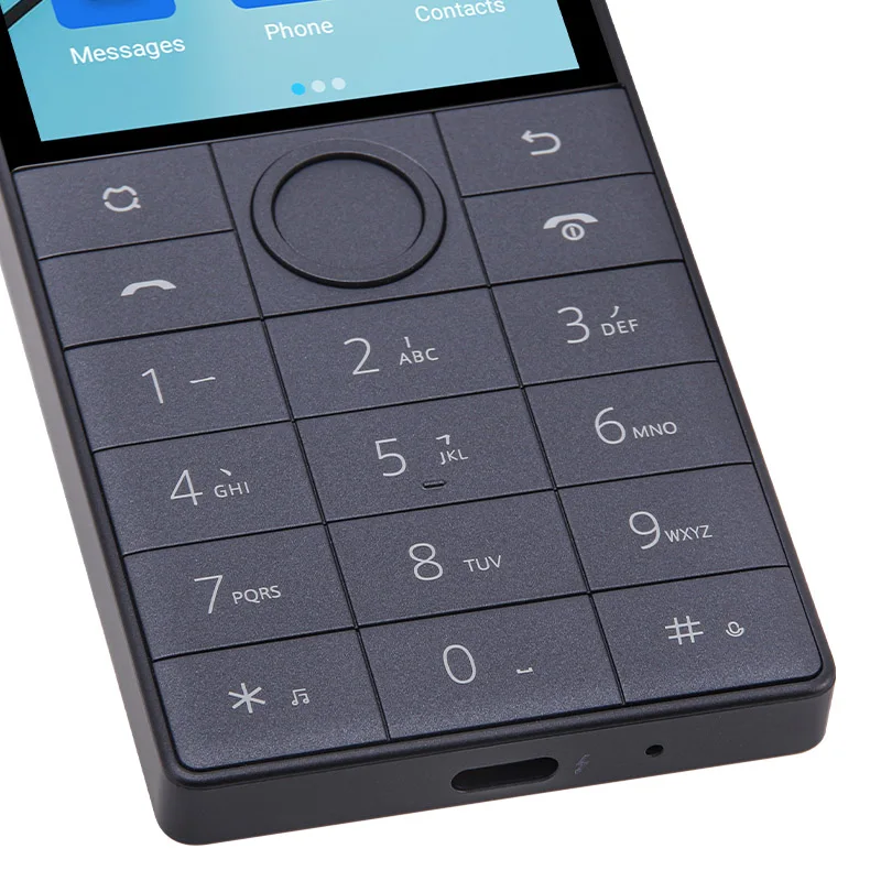 Qin F22 4G Touch Screen Keypad Smartphone Android 11 2.8 Inch No Camera 2GB+16GB 1700mAh Duoqin Grey WhatsApp Google Play Phone