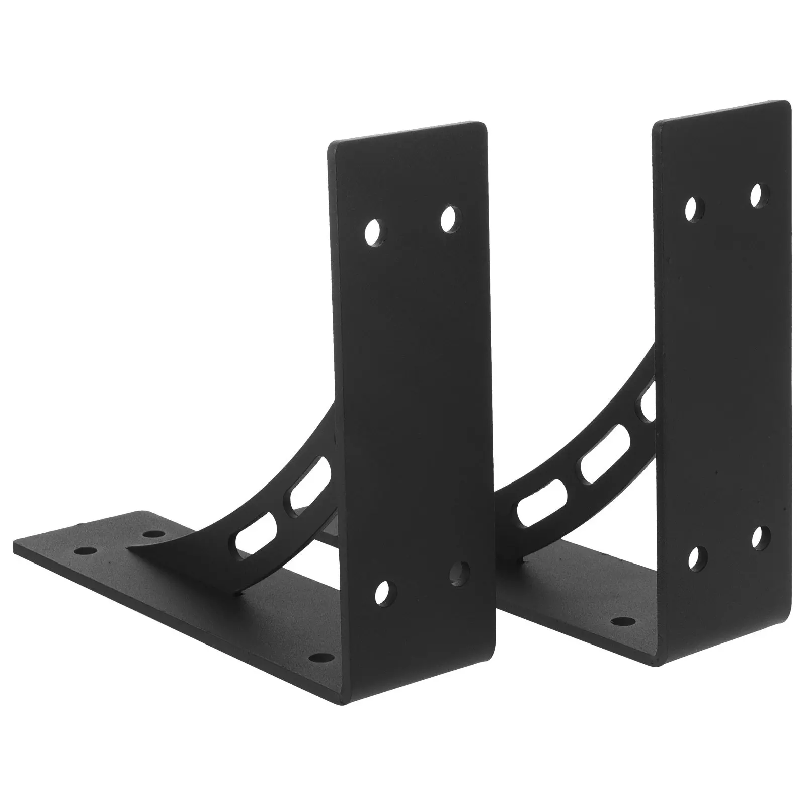 

2 Pcs Wall Mounted Shelves Metal Bracket Floating Shelf Brackets Wall-mounted Support