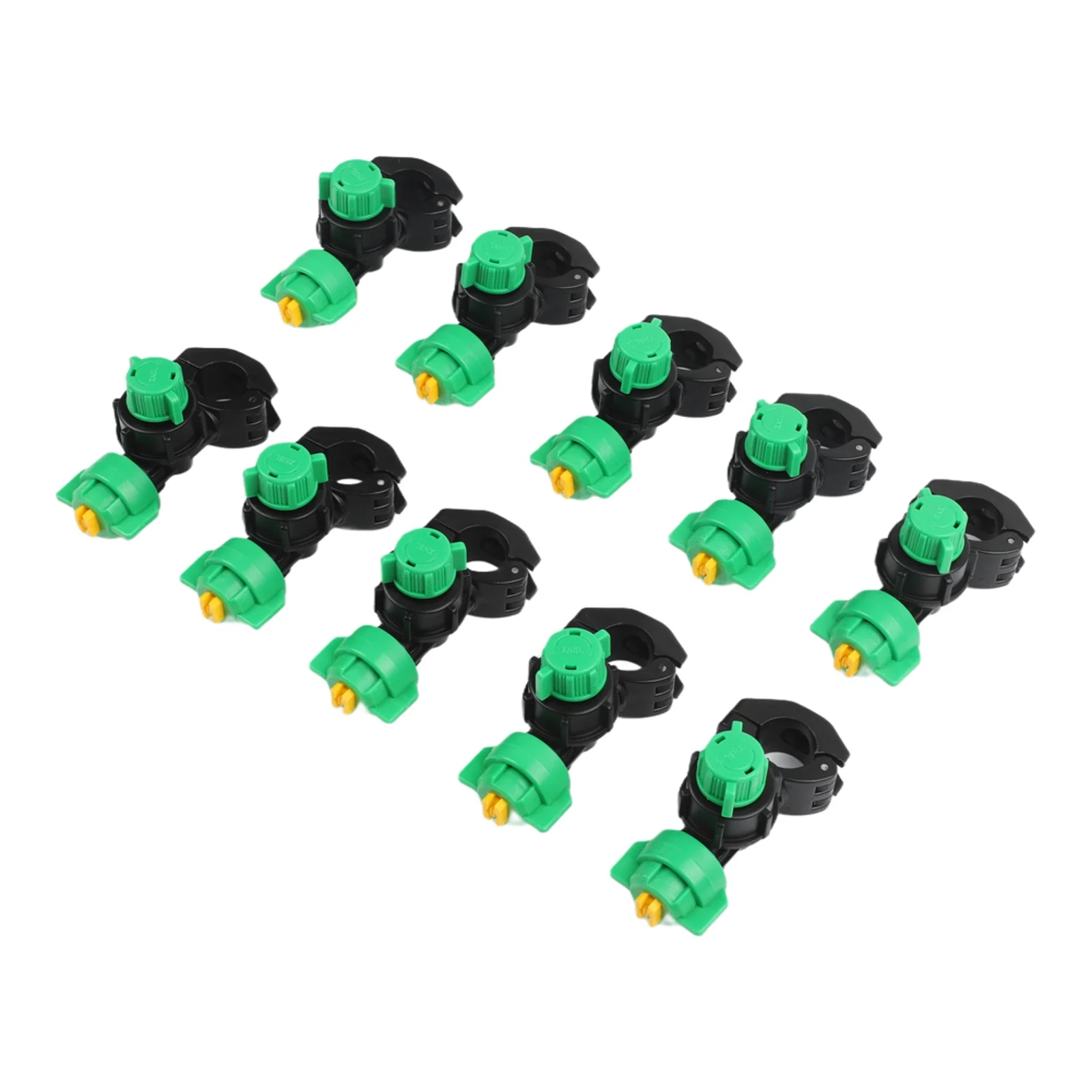 Precision Agricultural Nozzle Kit 10 Pack for Tractor Sprayers with 9.8mm Aperture and 21 22mm Mounting Support Fit