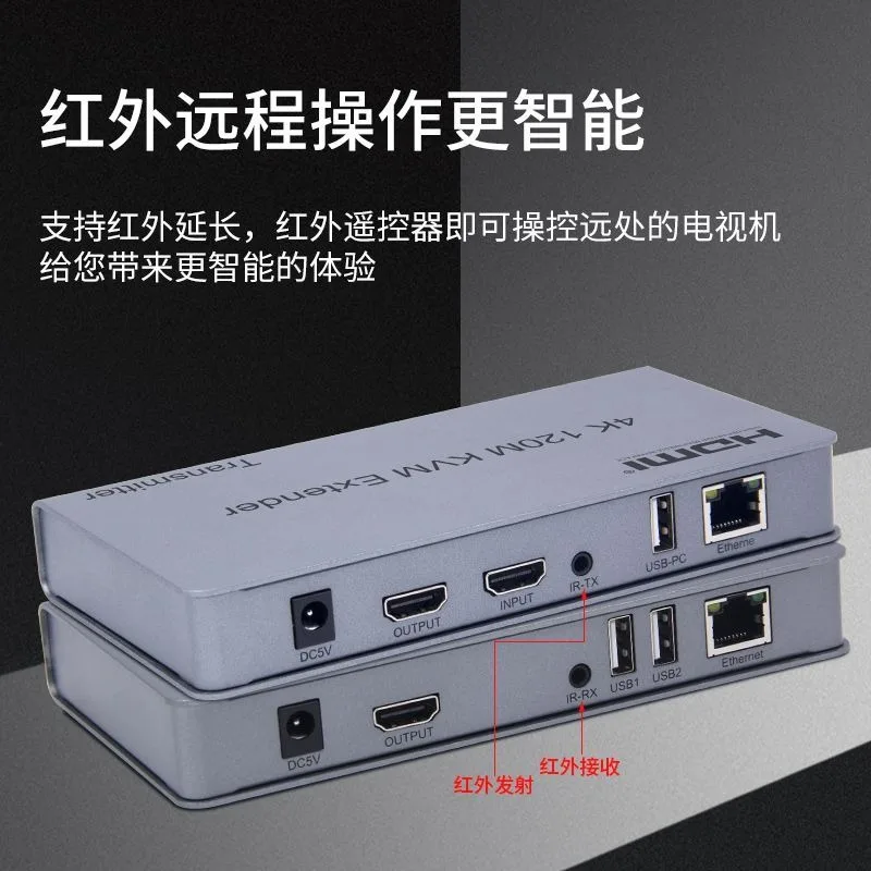 Extensor de cable sin pérdidas, separación de audio.