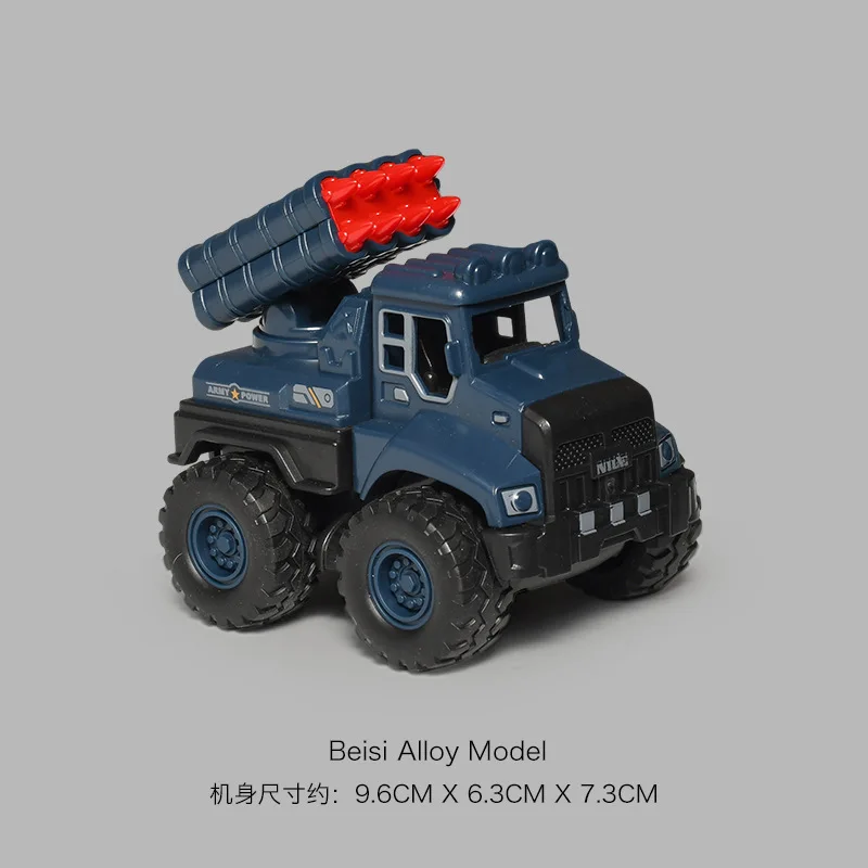 inertia military vehicle toy missile truck army rocket launcher model nice gift for hobby collection playtime fun daily use